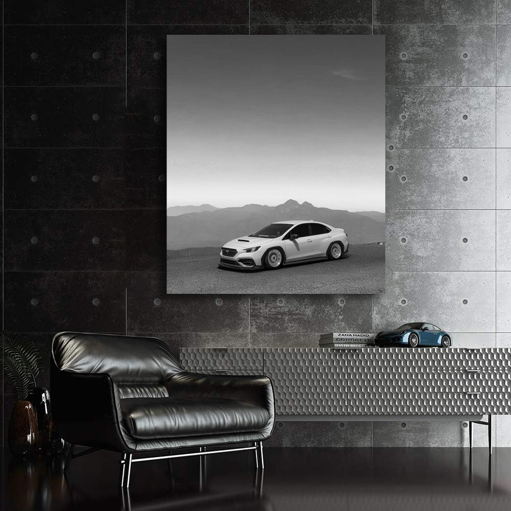 Subaru BRZ Black and White - Sleek and Sporty Design