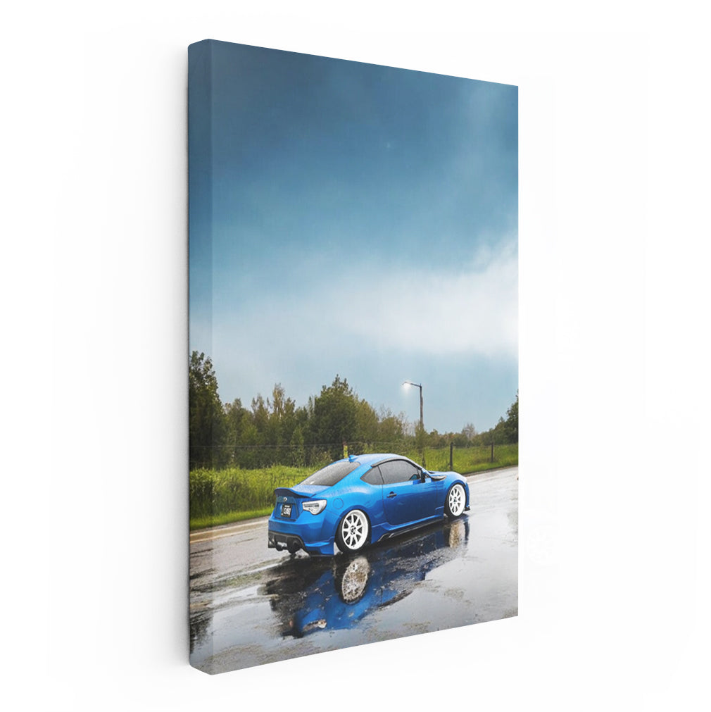 Subaru BRZ in Rain - Thrilling Drive Experience