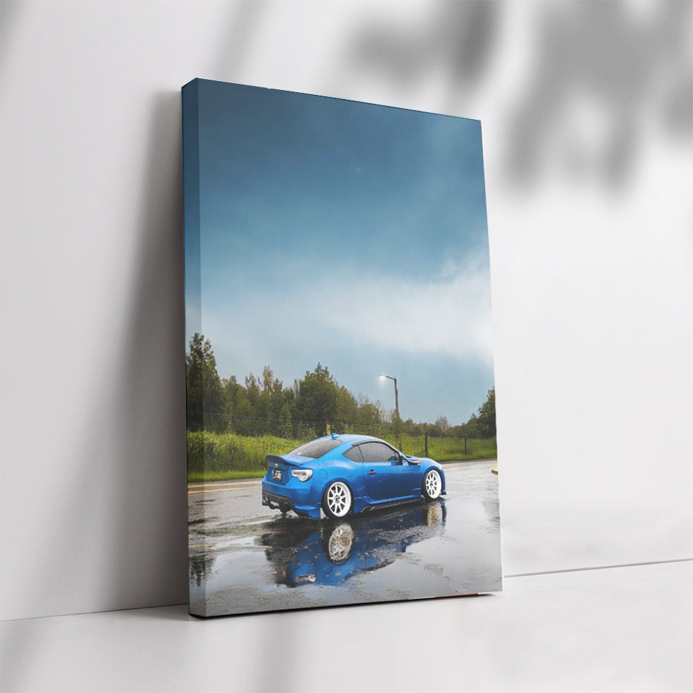 Subaru BRZ in Rain - Thrilling Drive Experience