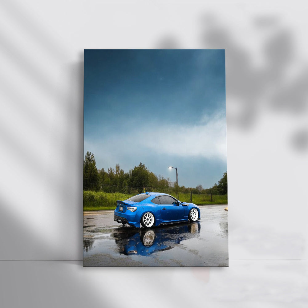 Subaru BRZ in Rain - Thrilling Drive Experience