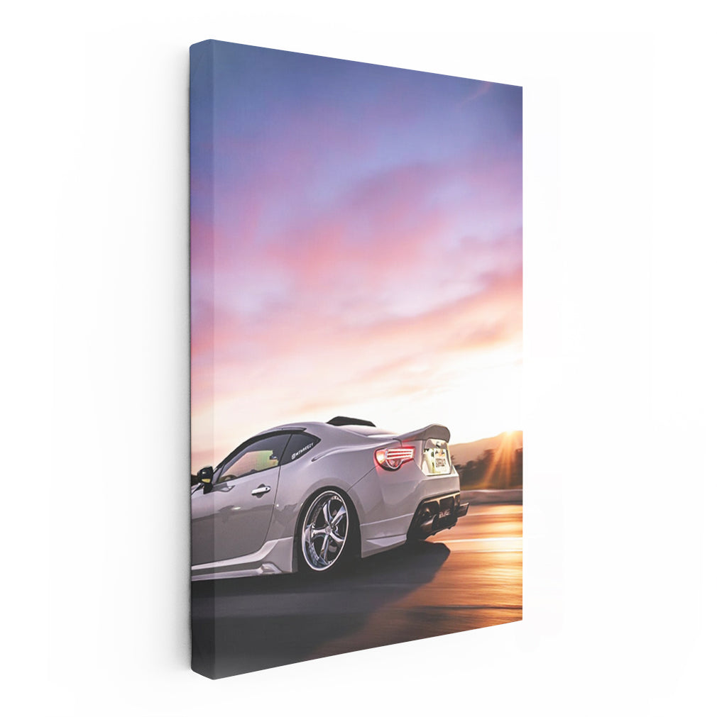 Subaru BRZ at Sunset - Captivating Road Performer