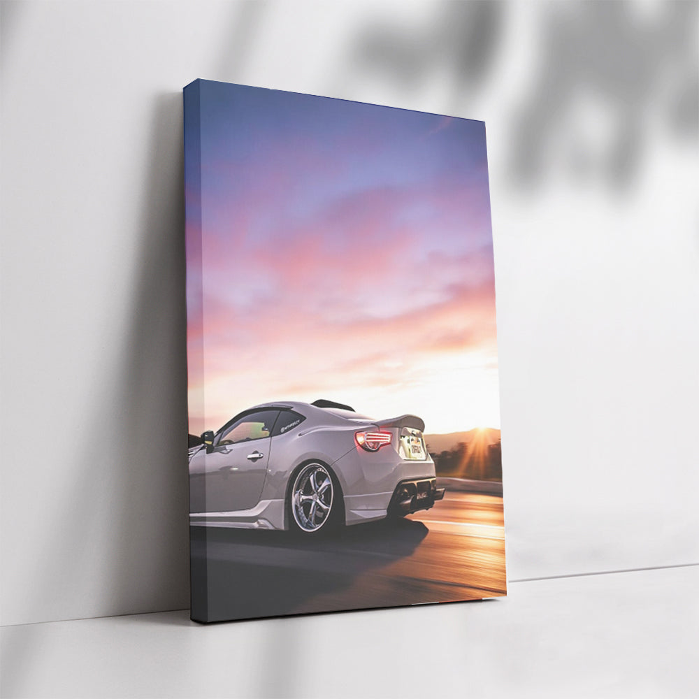Subaru BRZ at Sunset - Captivating Road Performer