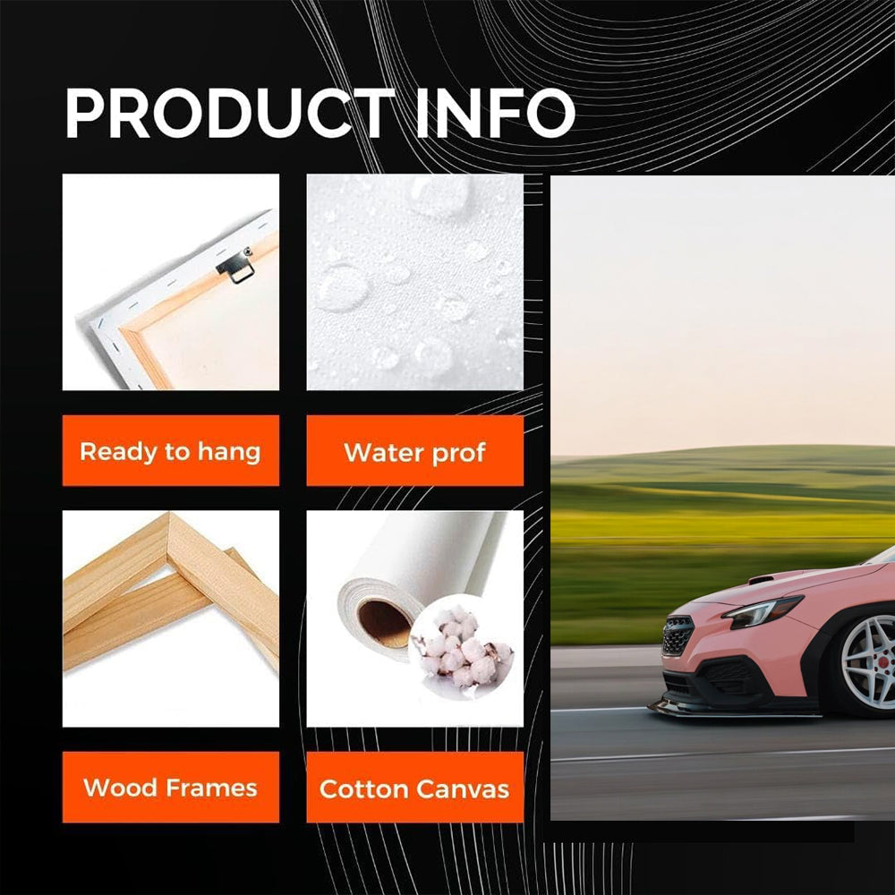 Pink Subaru BRZ on Road - Stylish Sporty Ride