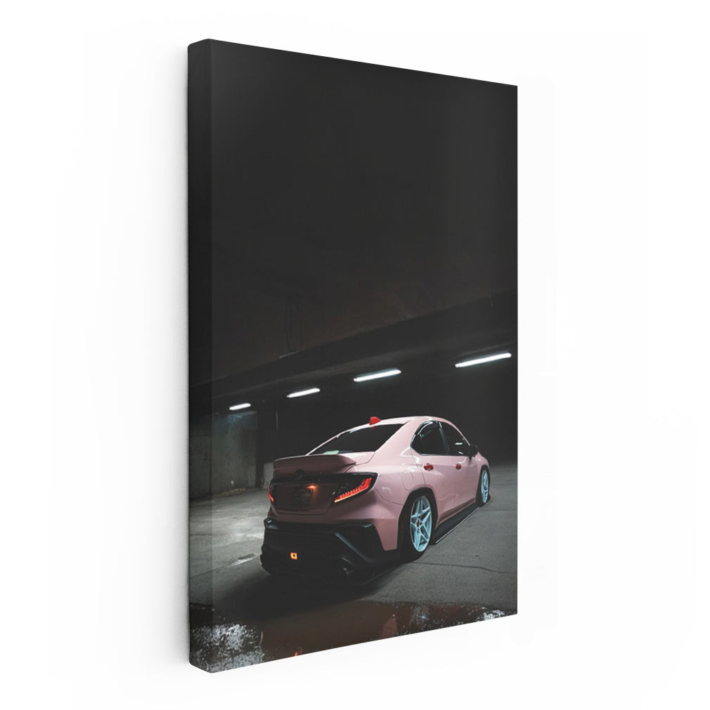 Subaru BRZ in Pink at Underground Parking - Sporty Elegance