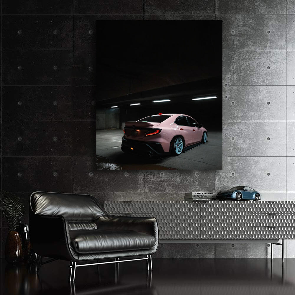 Subaru BRZ in Pink at Underground Parking - Sporty Elegance