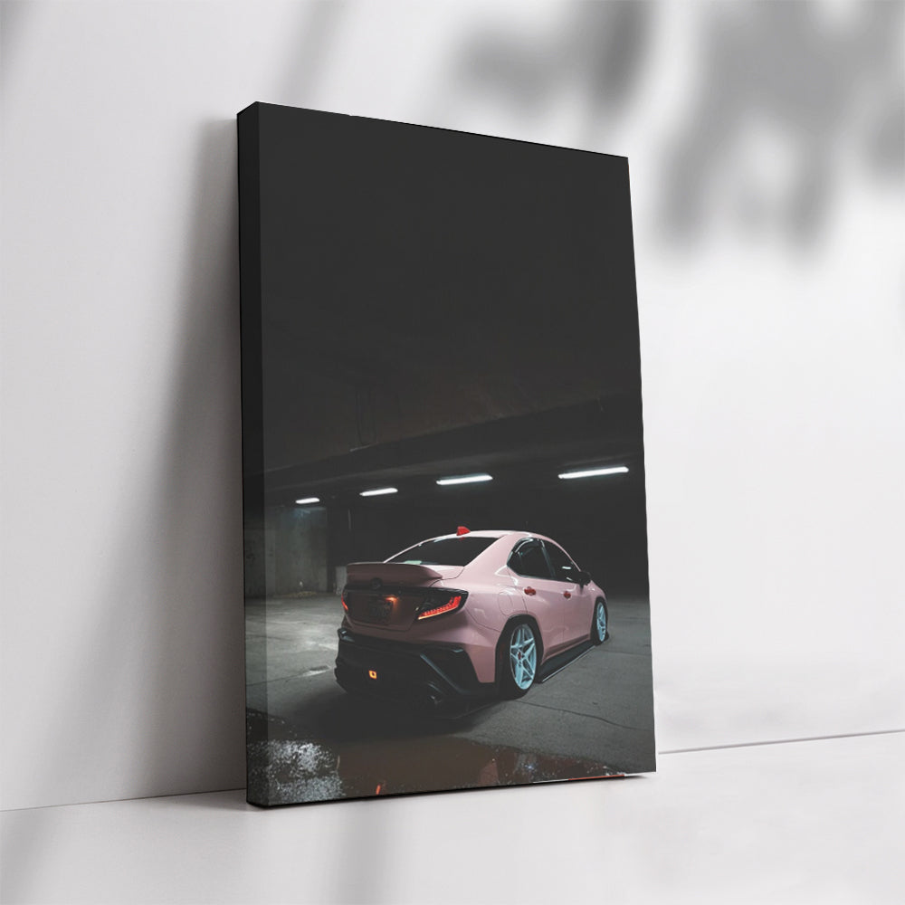 Subaru BRZ in Pink at Underground Parking - Sporty Elegance