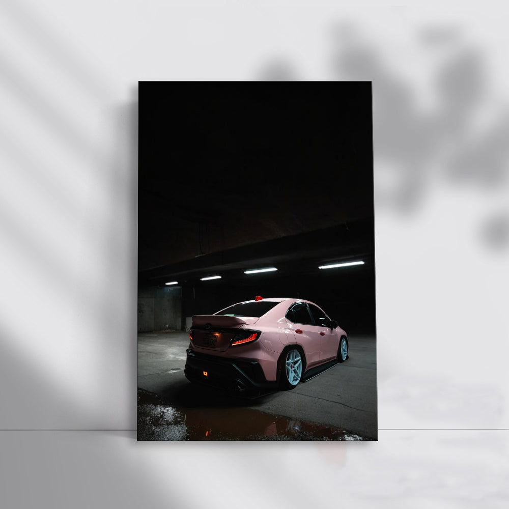 Subaru BRZ in Pink at Underground Parking - Sporty Elegance