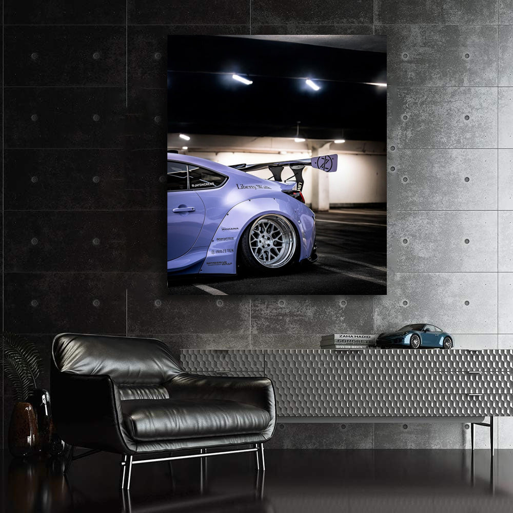 Subaru BRZ in Purple - Underground Garage Beast