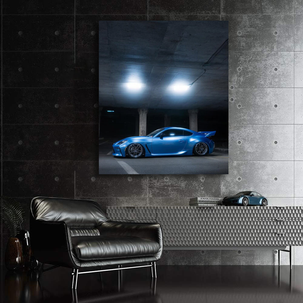 Subaru BRZ Stylishly Parked Underground - Sporty Icon