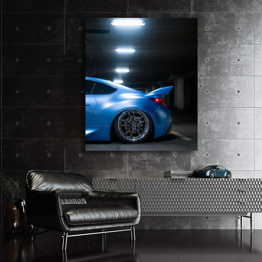 Subaru BRZ in Urban Garage - Sleek and Sporty Marvel