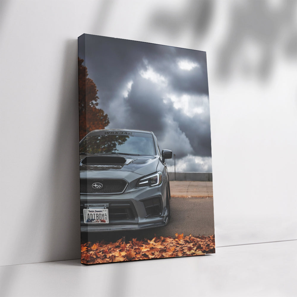 Subaru WRX in Cloudy Autumn - Performance and Style