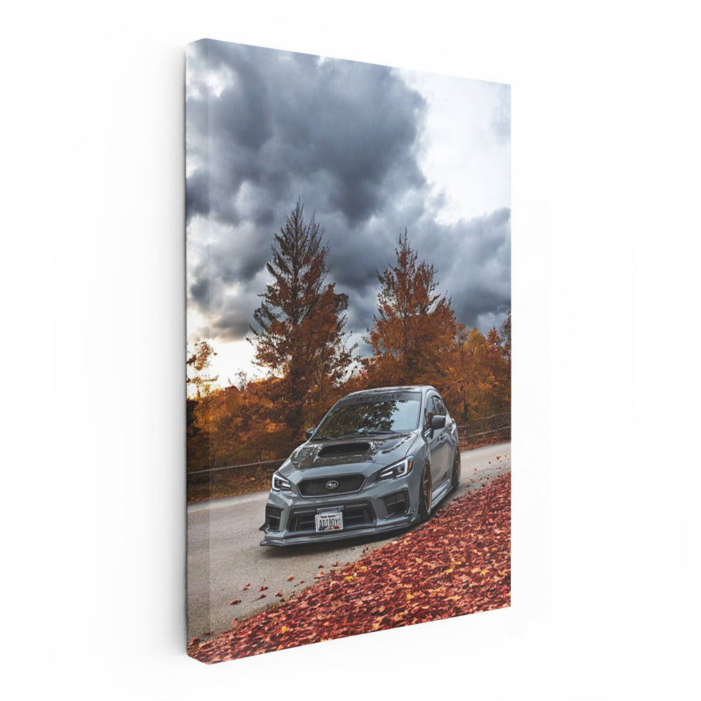 Subaru WRX on Cloudy Autumn Day - Power Meets Precision