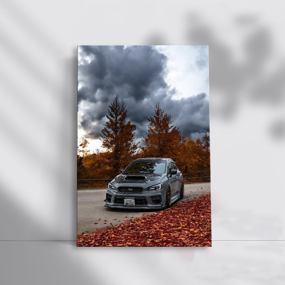 Subaru WRX on Cloudy Autumn Day - Power Meets Precision