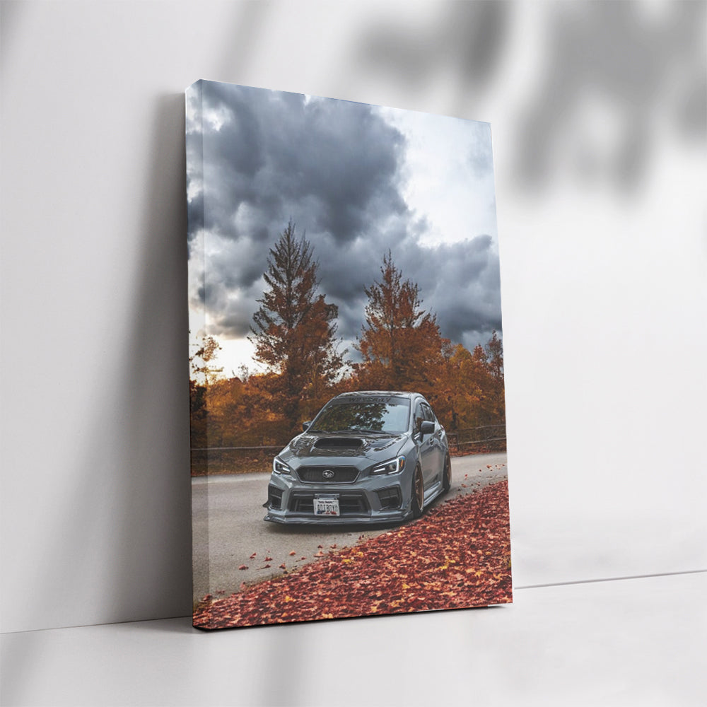 Subaru WRX on Cloudy Autumn Day - Power Meets Precision