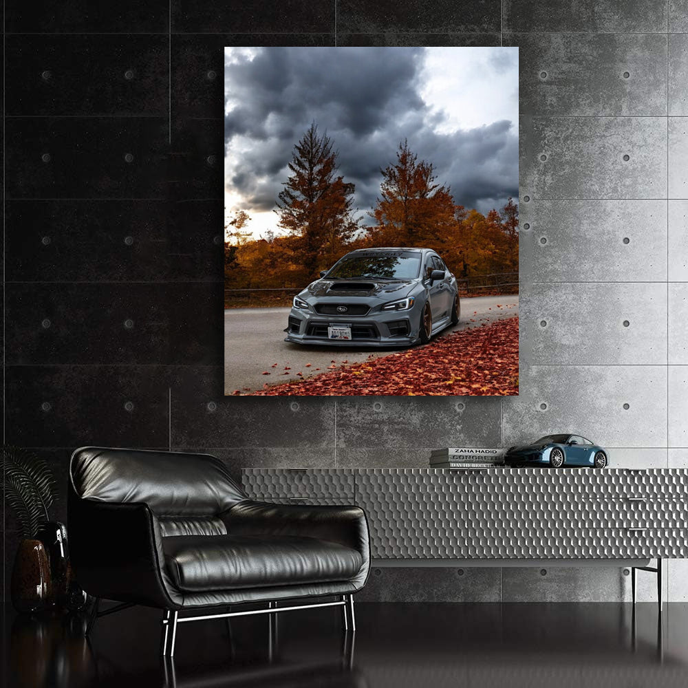 Subaru WRX on Cloudy Autumn Day - Power Meets Precision