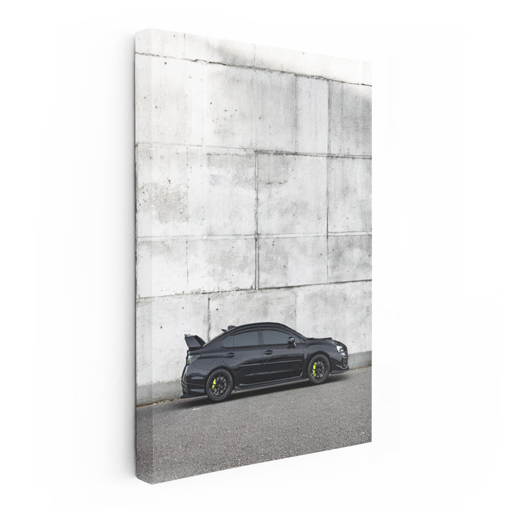 Subaru WRX Black by Concrete Wall - Bold Performance Machine