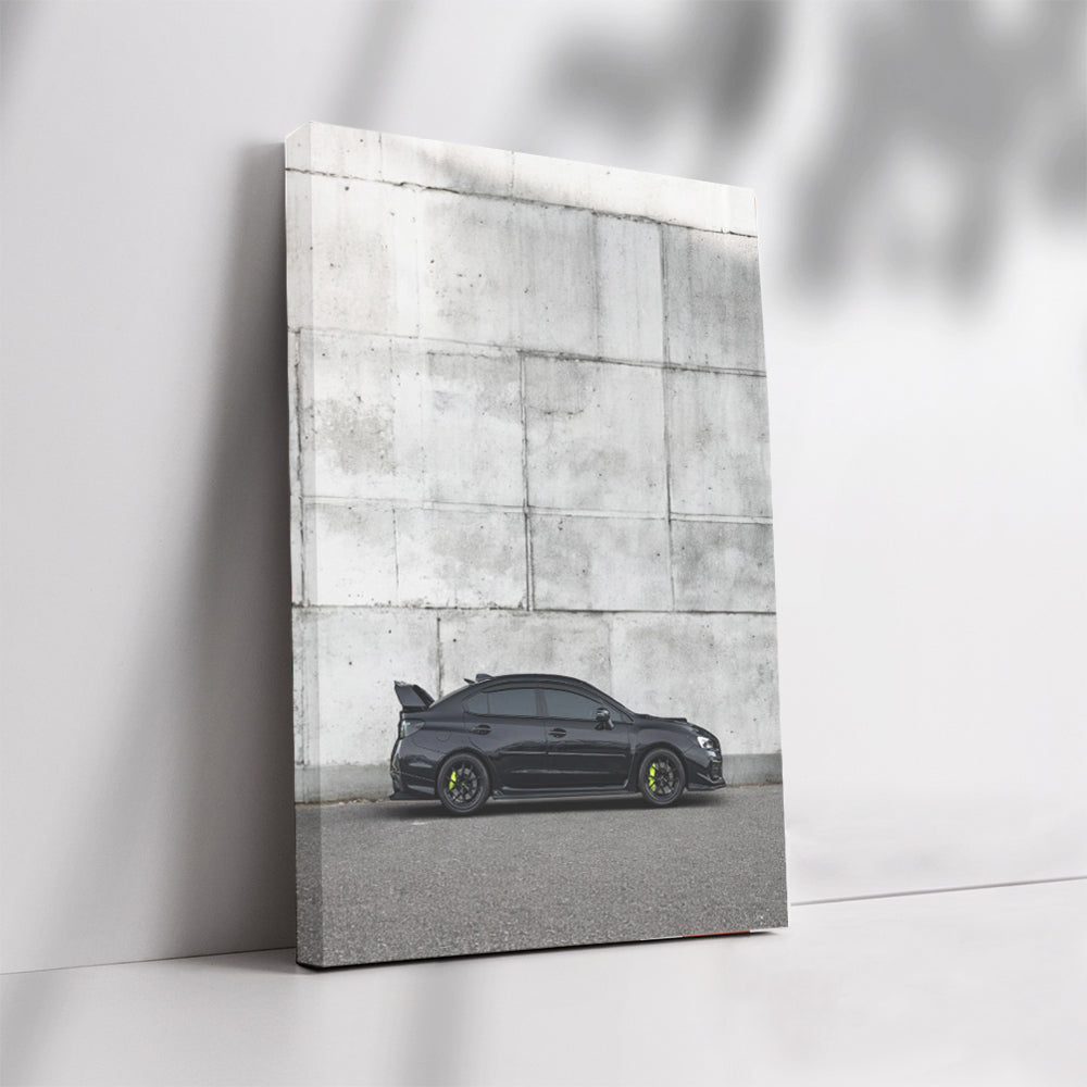 Subaru WRX Black by Concrete Wall - Bold Performance Machine