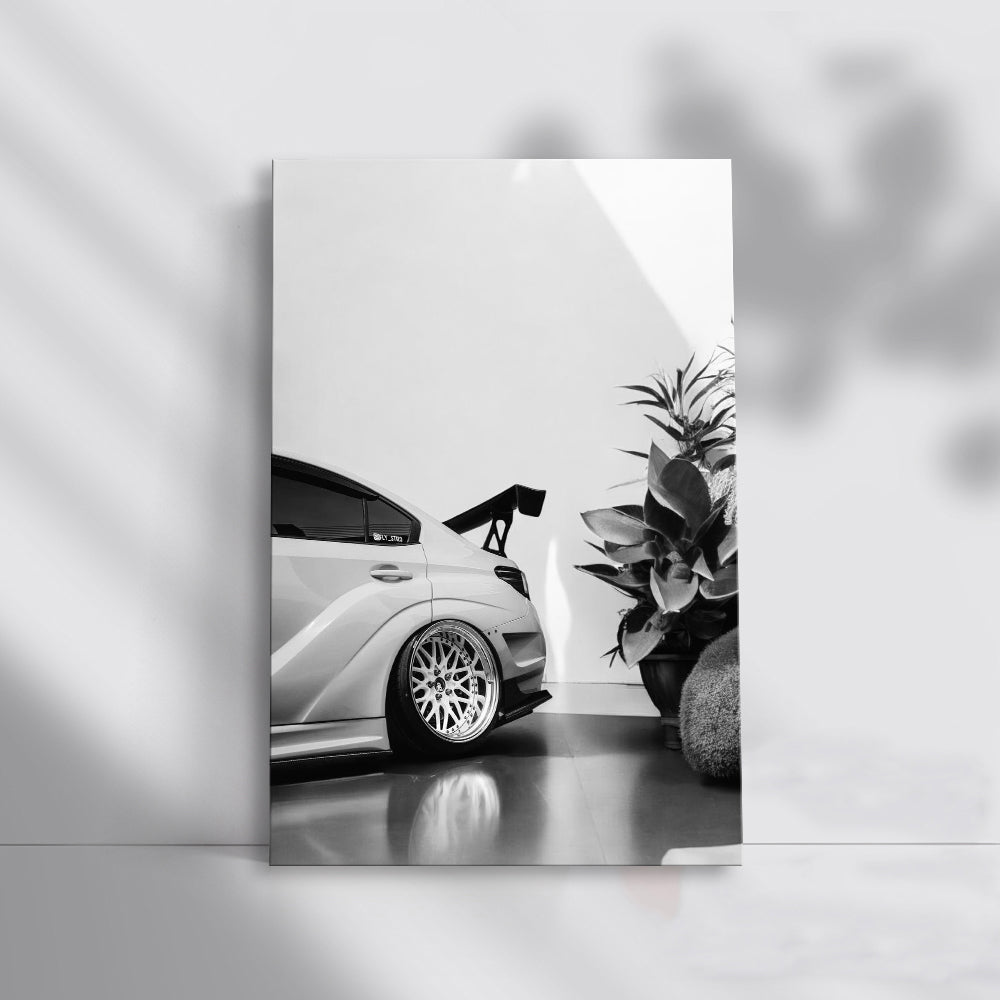 Black and White Subaru WRX - Performance Redefined