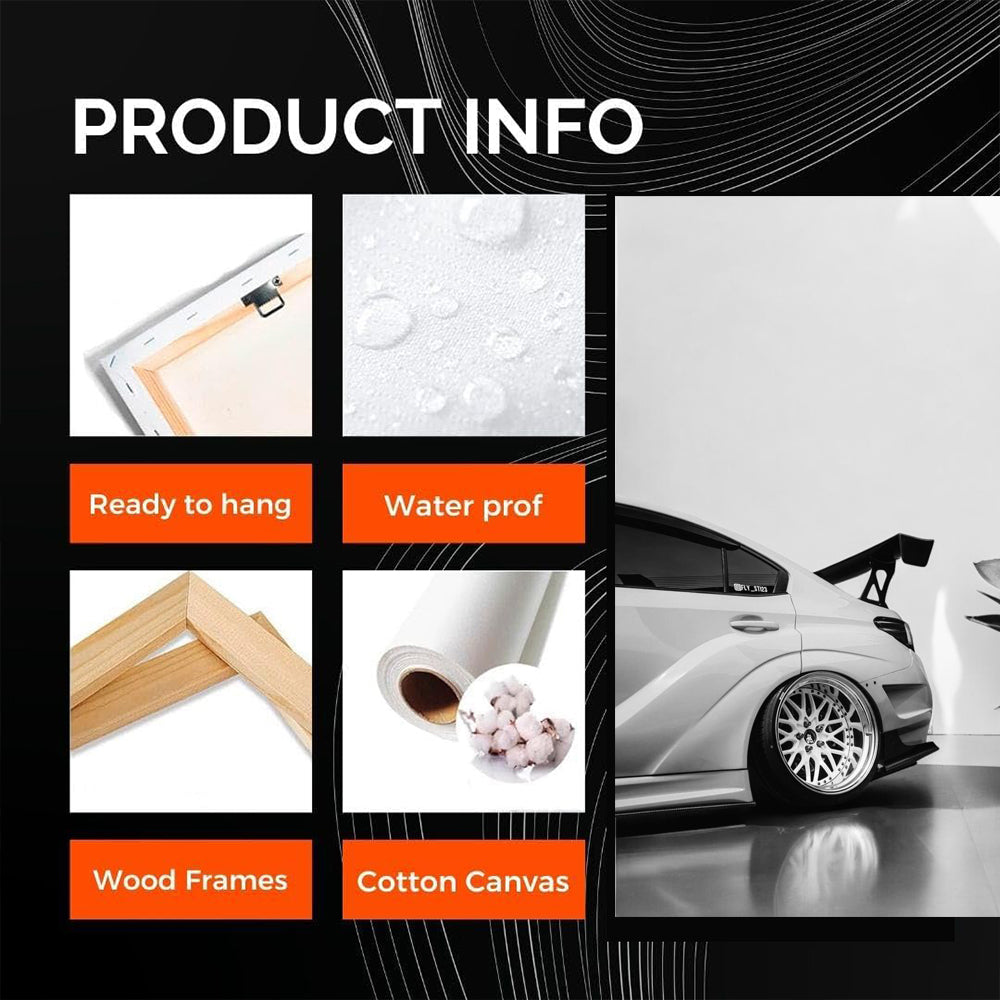 Black and White Subaru WRX - Performance Redefined