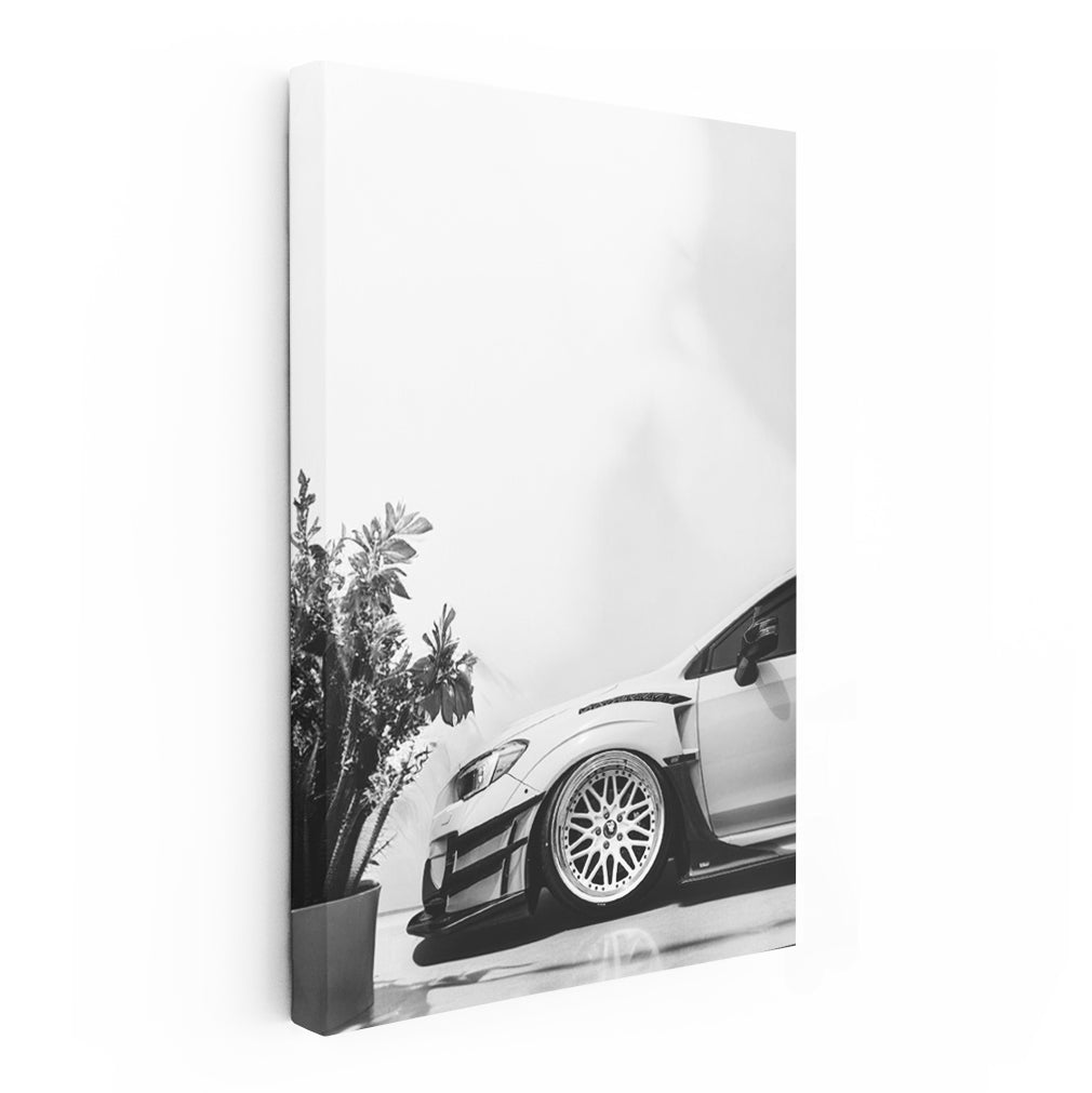 Subaru WRX Black and White - Sporty and Bold Performance