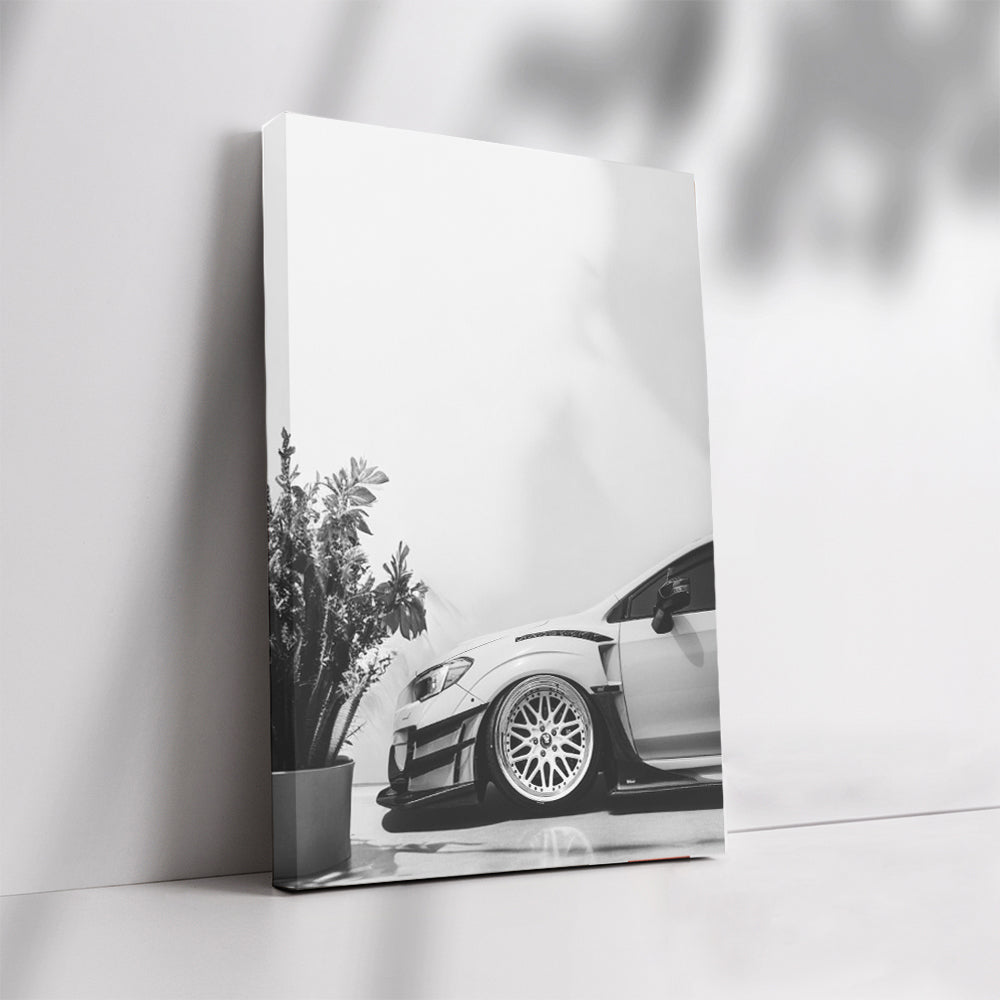 Subaru WRX Black and White - Sporty and Bold Performance