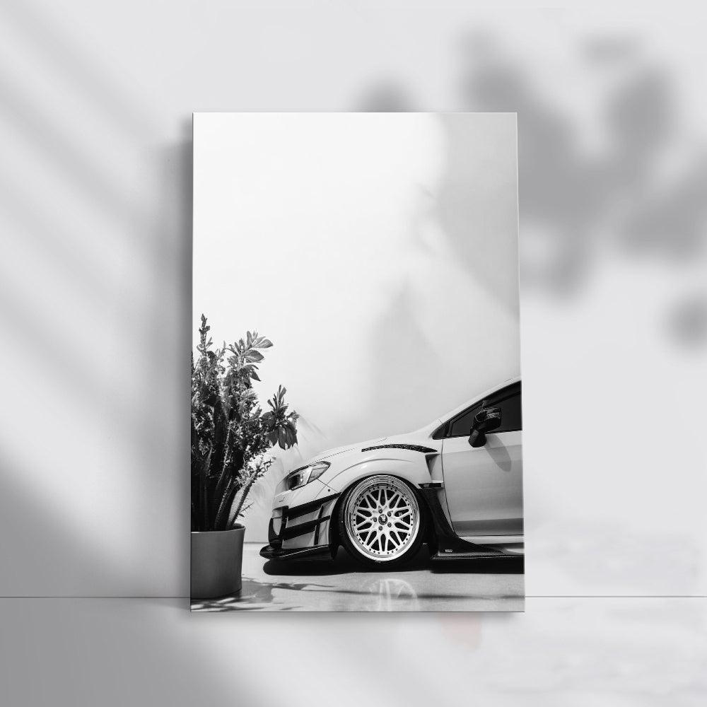 Subaru WRX Black and White - Sporty and Bold Performance