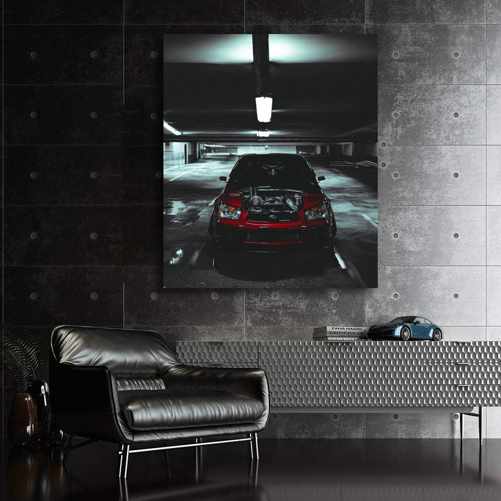 Subaru WRX in Underground Garage - Performance Icon