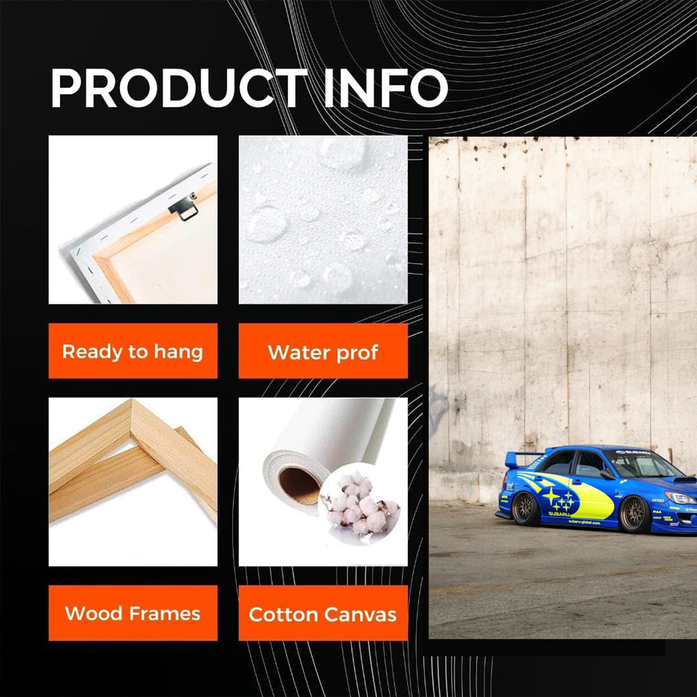Subaru WRX by Concrete Wall - Power and Performance