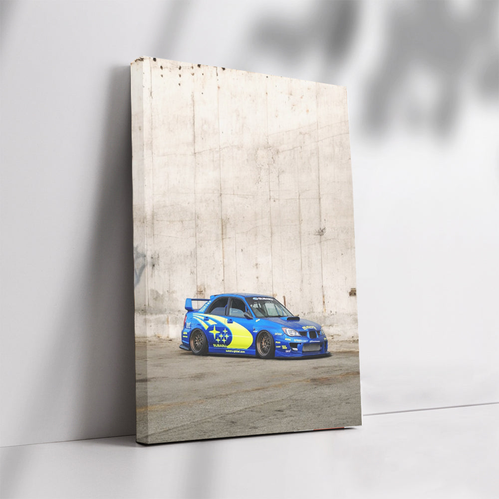 Subaru WRX by Concrete Wall - Power and Performance