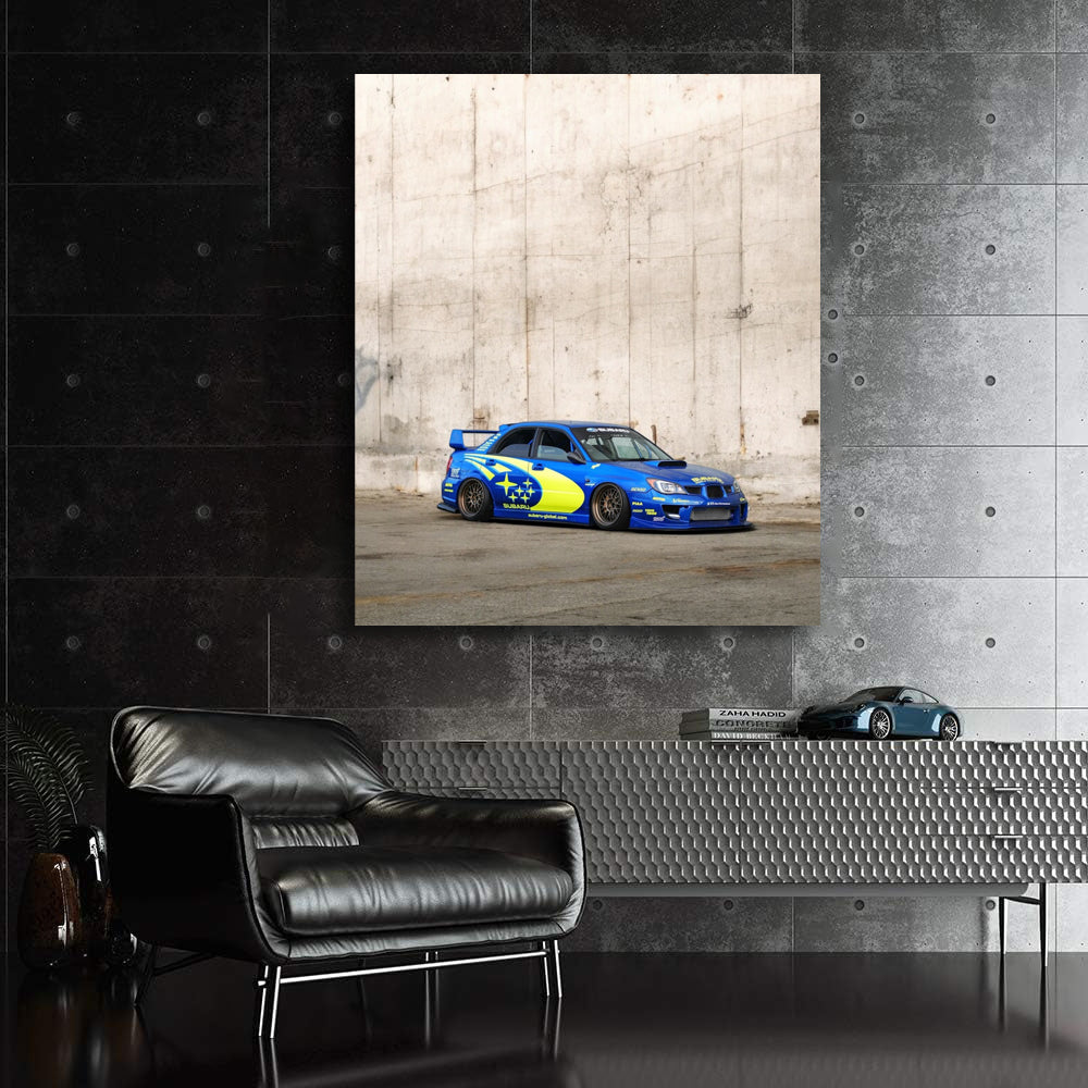Subaru WRX by Concrete Wall - Power and Performance