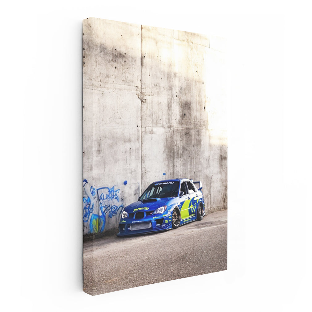 Subaru WRX by Concrete Wall - Thrill on Wheels