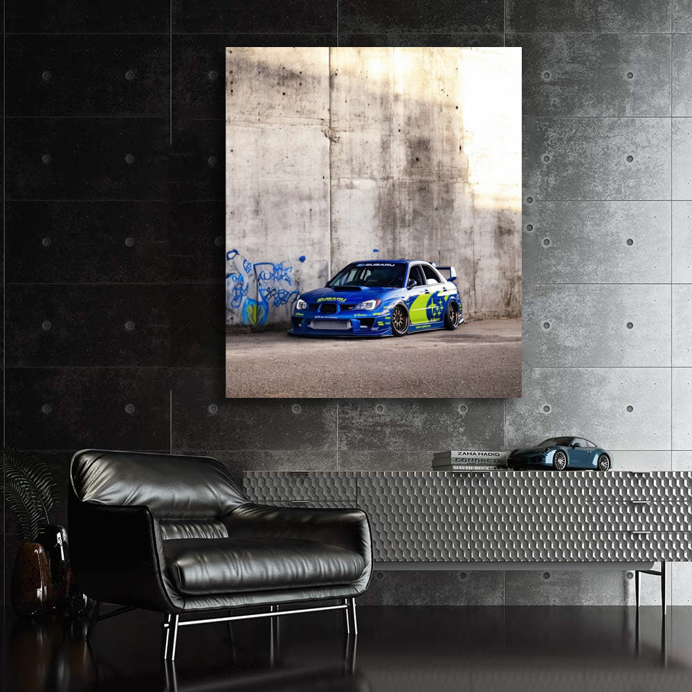 Subaru WRX by Concrete Wall - Thrill on Wheels