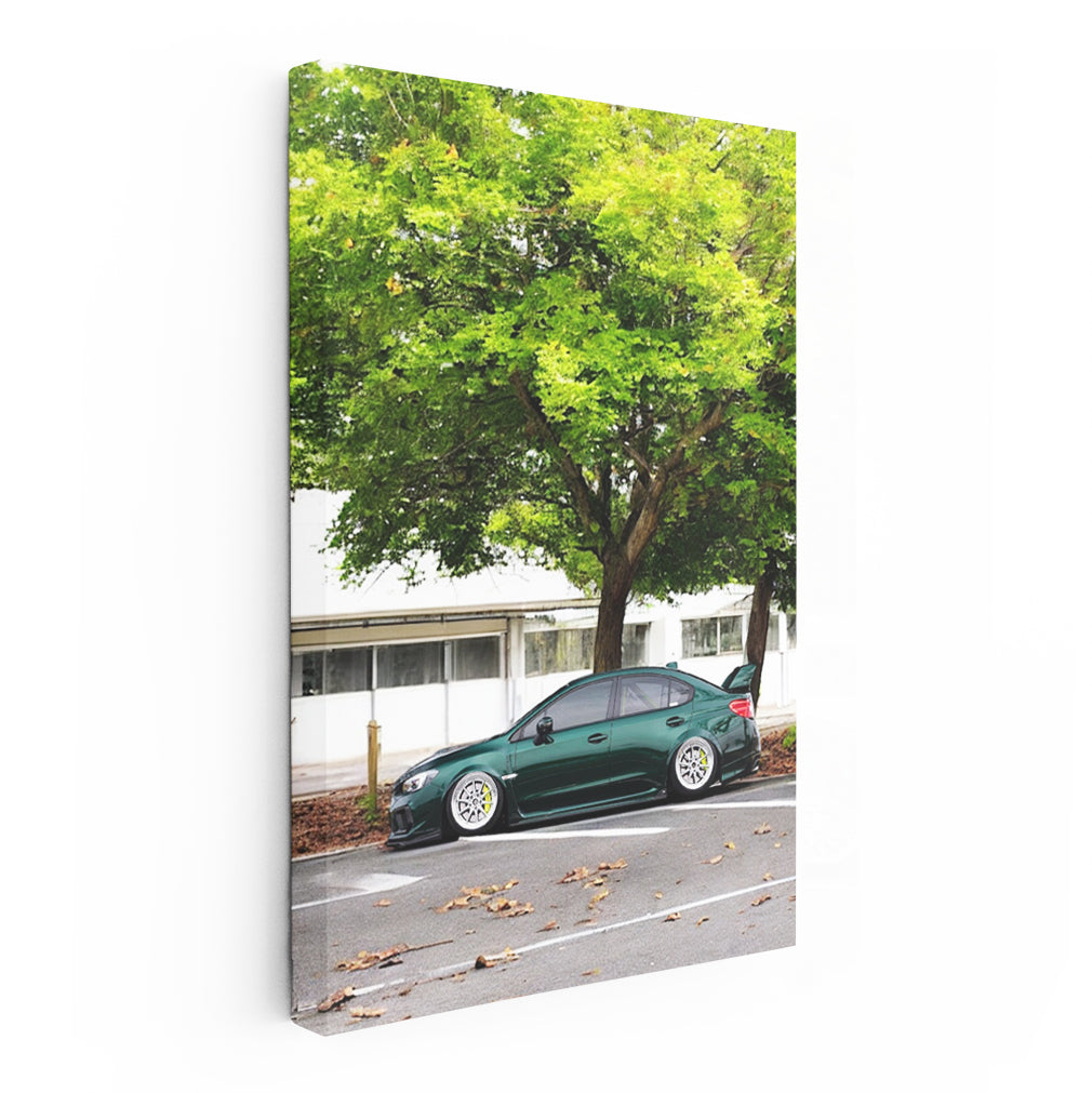 Subaru WRX Under Tree - Rugged Performance Machine