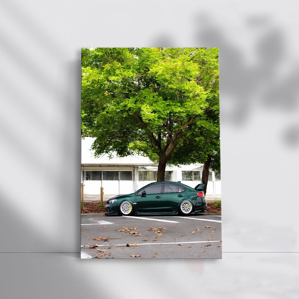 Subaru WRX Under Tree - Rugged Performance Machine