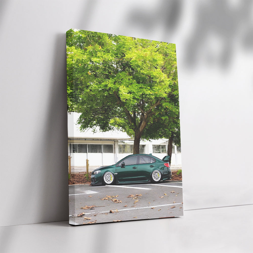 Subaru WRX Under Tree - Rugged Performance Machine