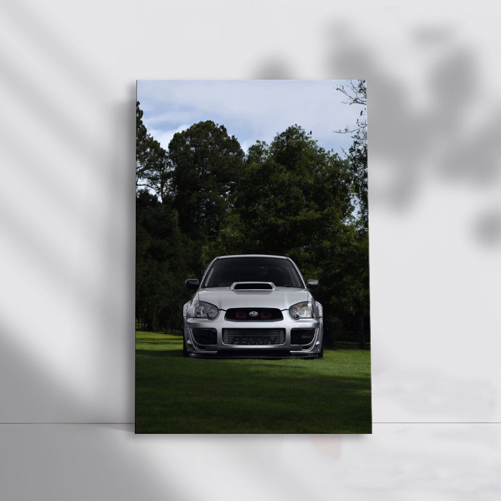 Silver Subaru WRX in Nature - Adventure Awaits