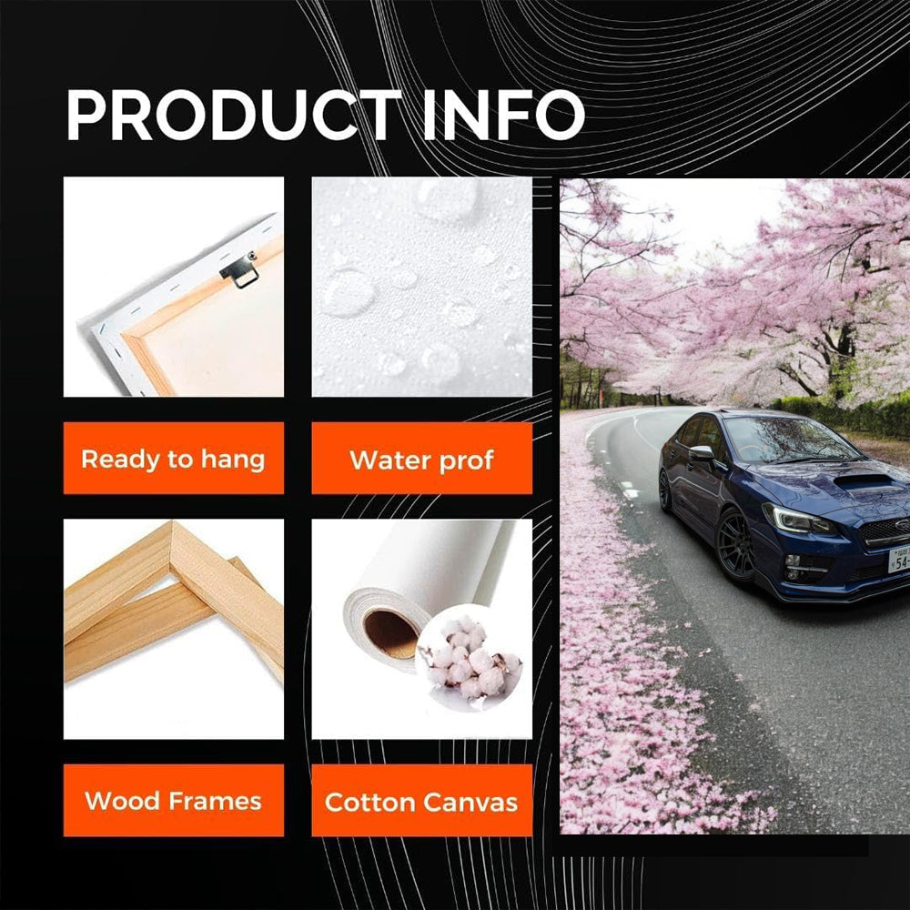 Subaru WRX Beneath Cherry Blossoms - Power Meets Elegance