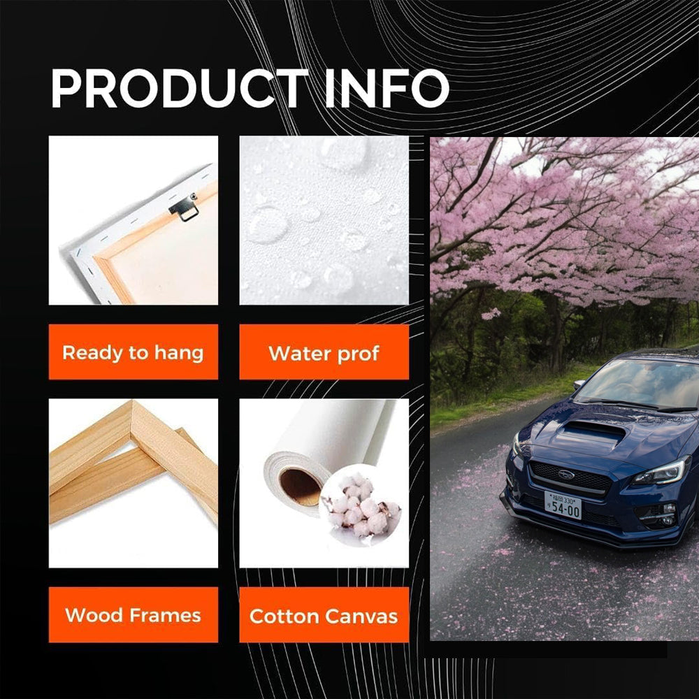 Subaru WRX with Sakura Blossoms - Rally Legend Unleashed