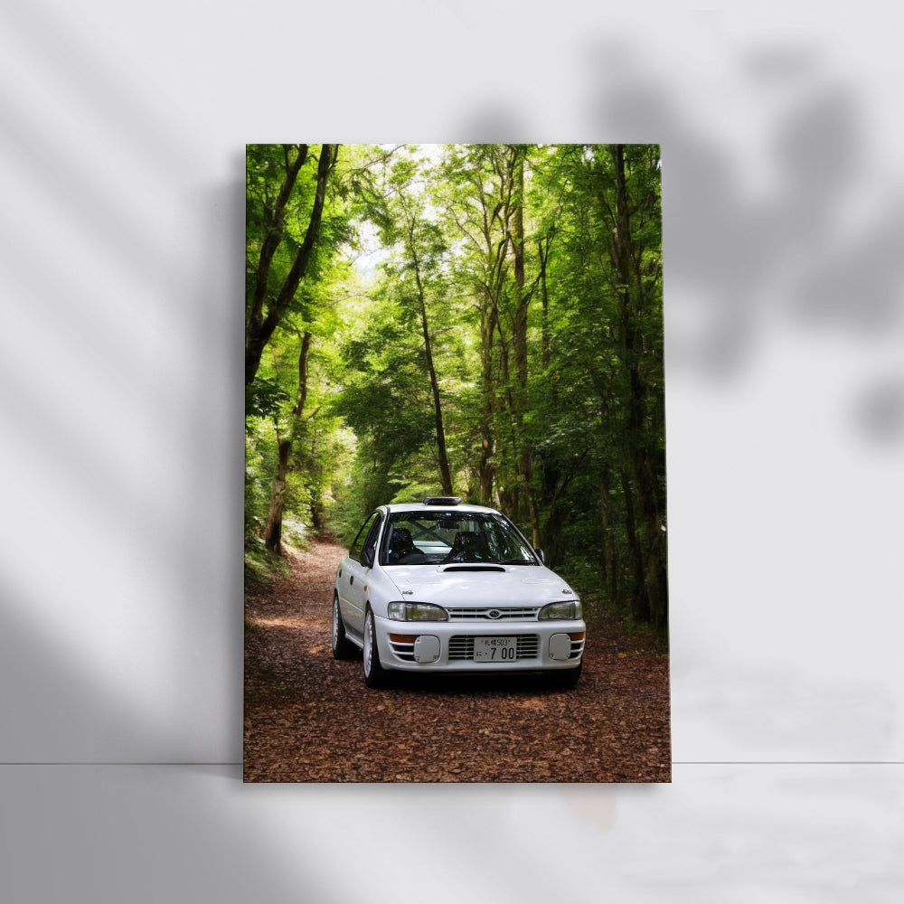 Subaru WRX White - Forest Drive Adventure Machine