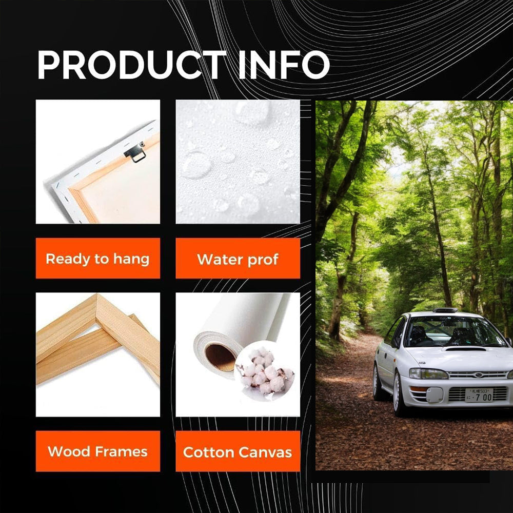 Subaru WRX White - Forest Drive Adventure Machine