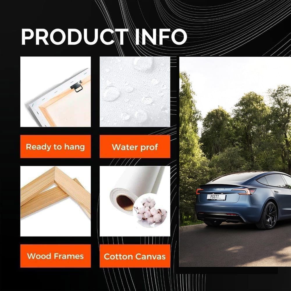 Tesla Model 3 in Forest - Eco-Friendly Elegance
