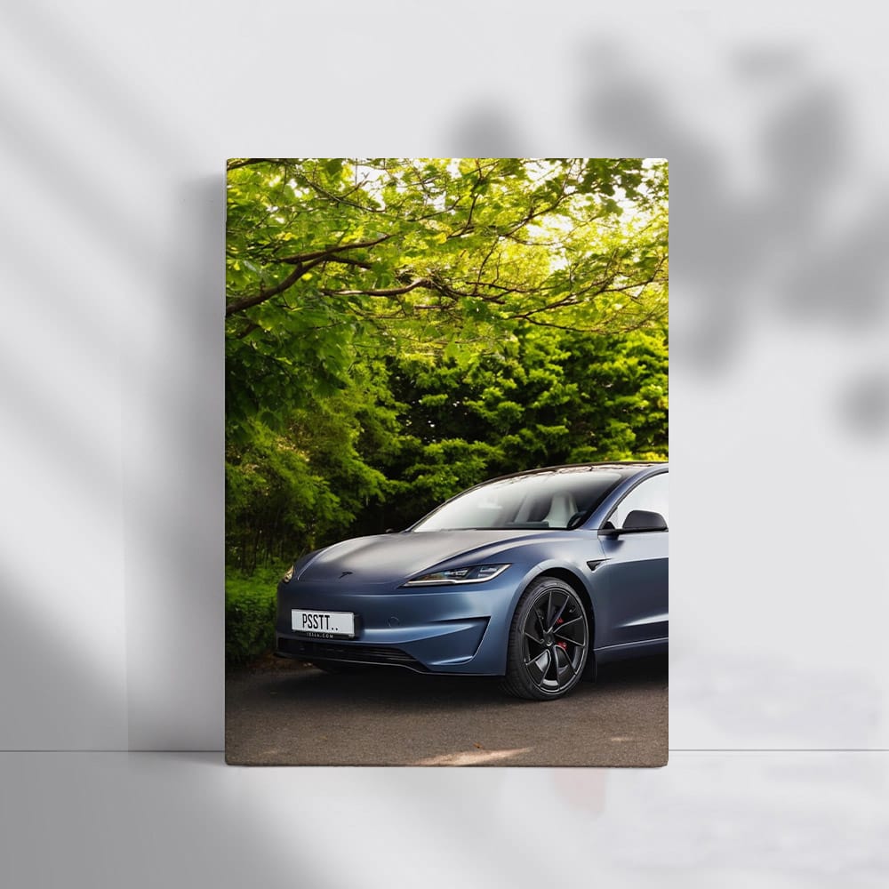 Tesla Model 3 Parked - Sleek and Innovative Design