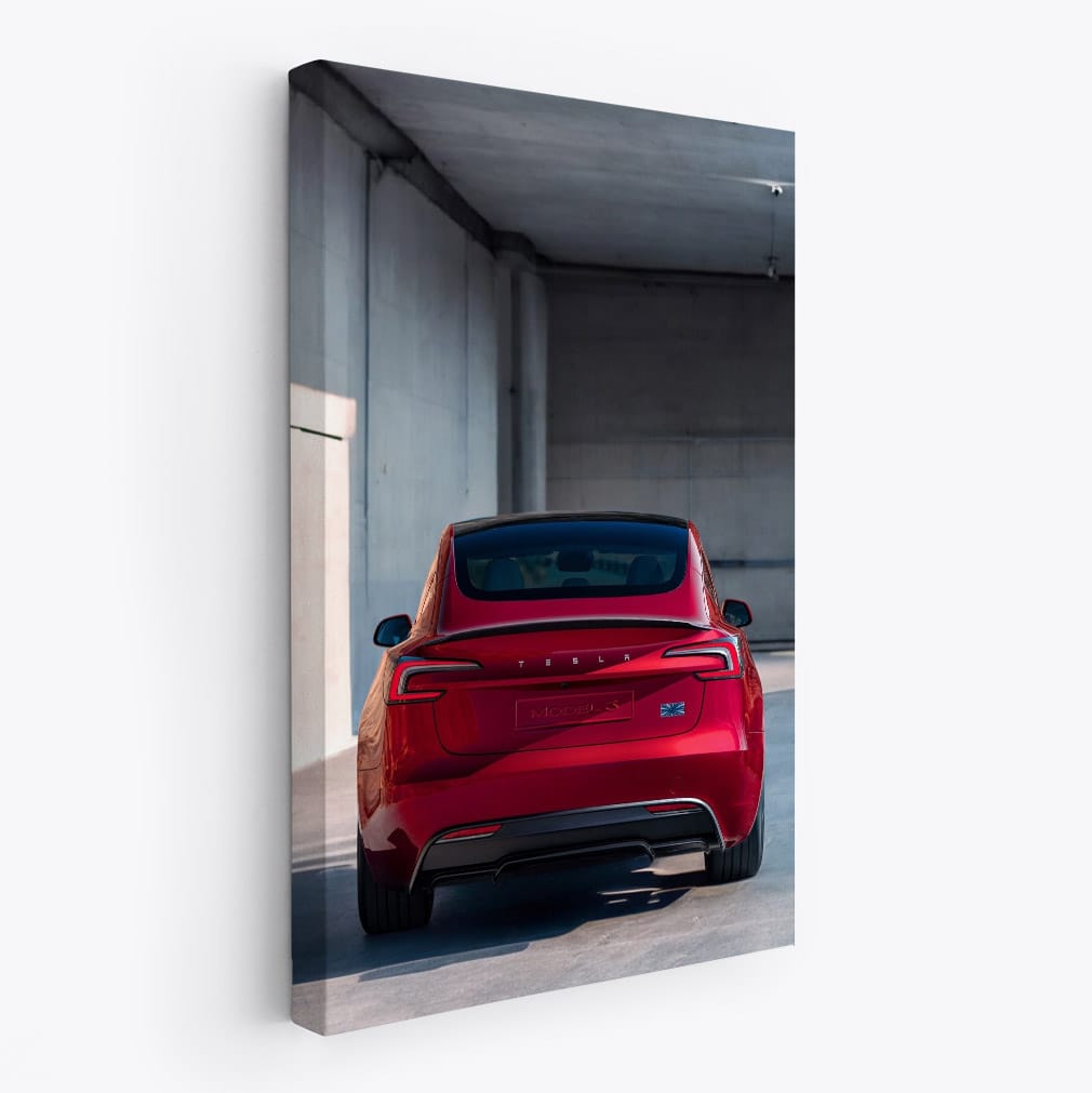 Tesla Model 3 Parked - Future of Electric Driving