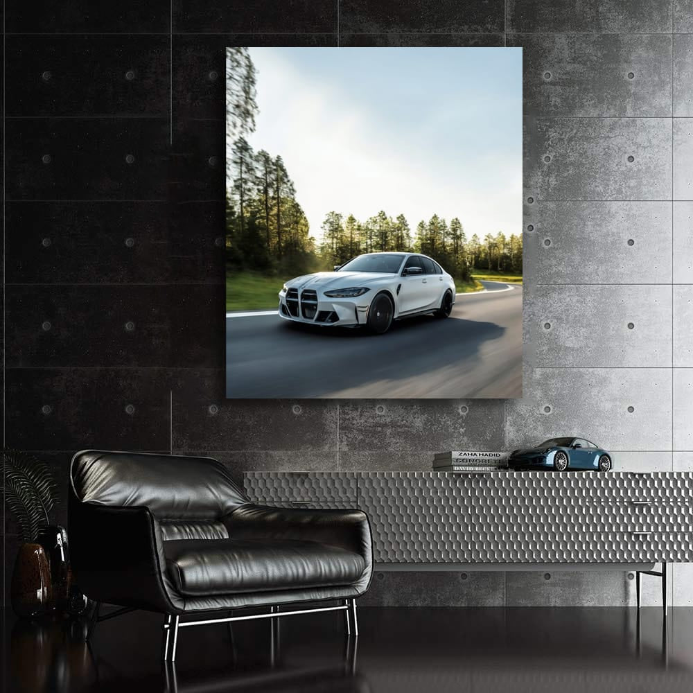 BMW M3 Competition in White Mother of Pearl - Power Meets Elegance
