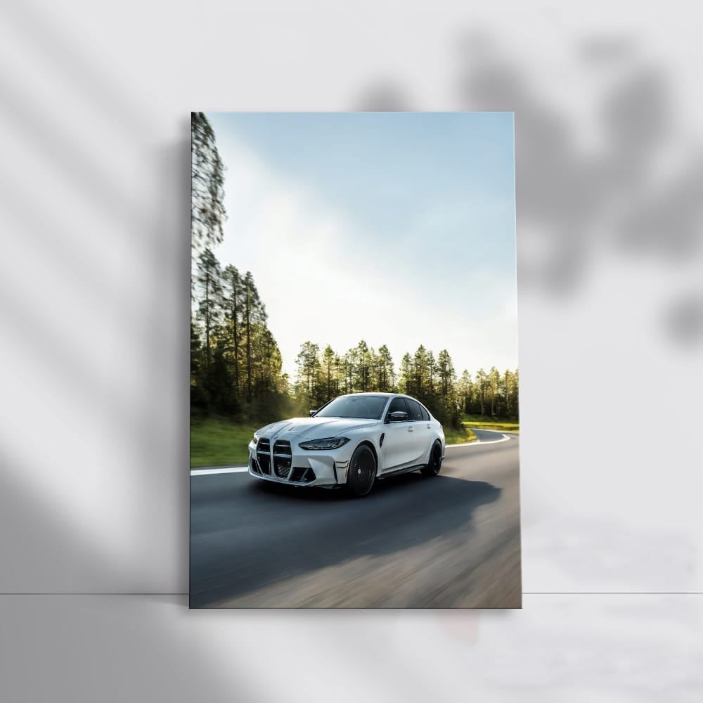 BMW M3 Competition in White Mother of Pearl - Power Meets Elegance
