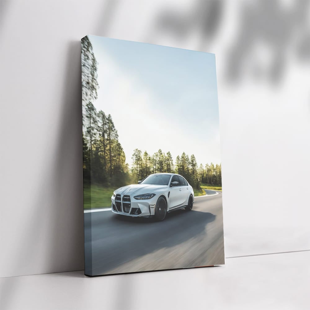 BMW M3 Competition in White Mother of Pearl - Power Meets Elegance