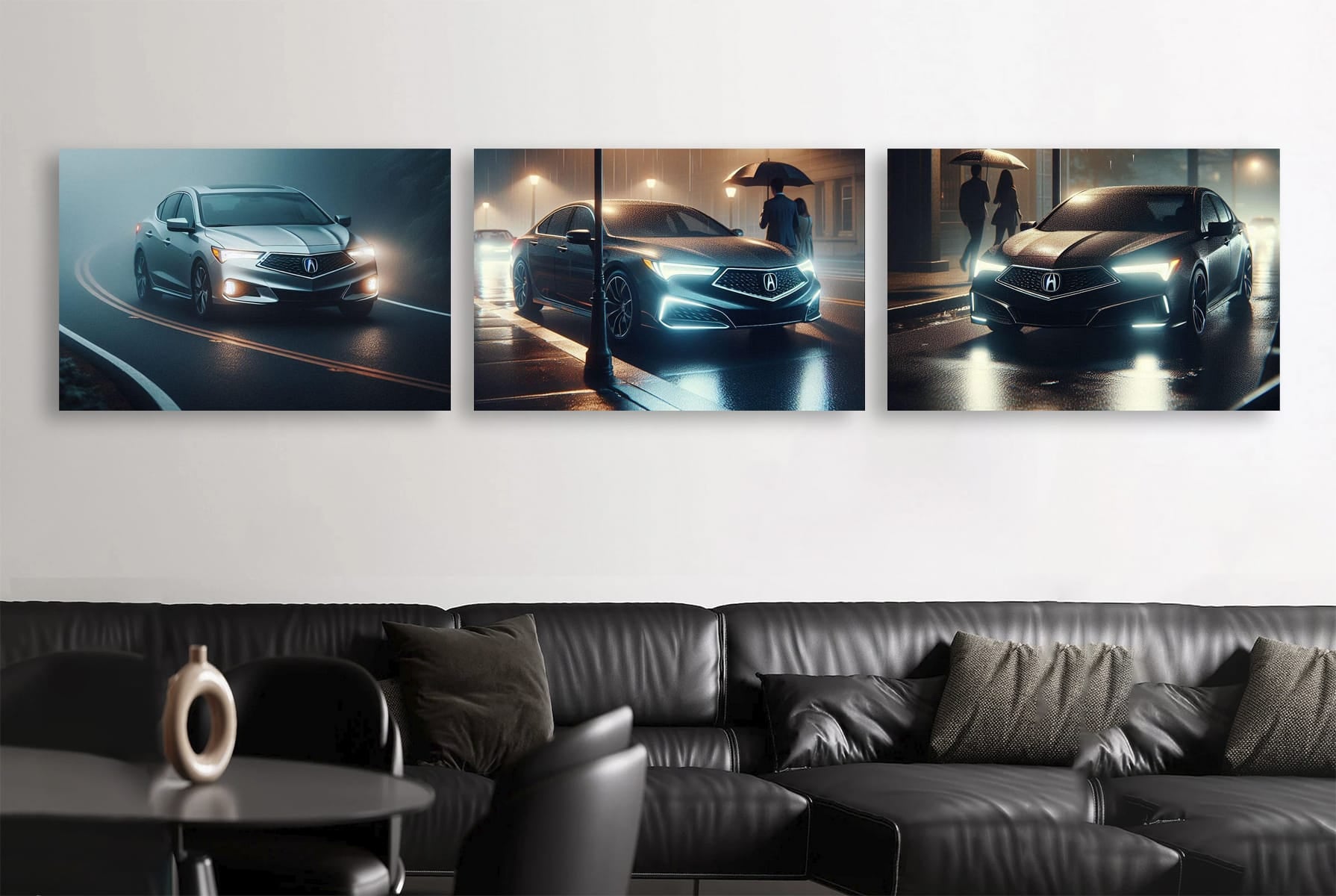 Acura Black Night Set of 3