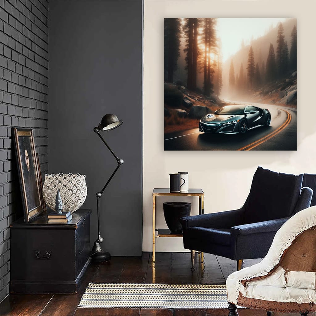 Acura Nsx Fog Wall Art