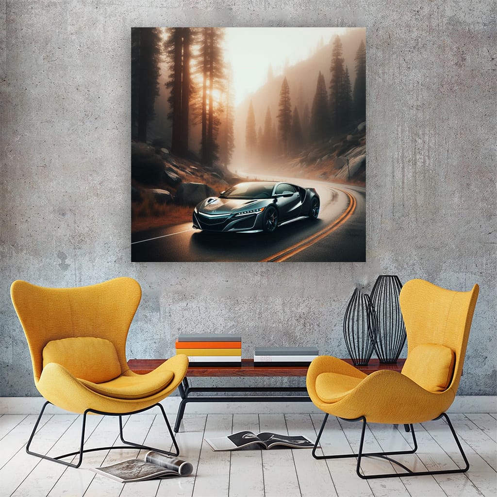 Acura Nsx Fog Wall Art