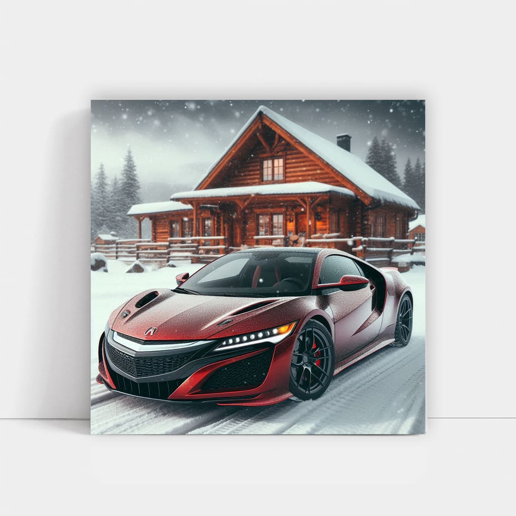 Acura Nsx Wint Wall Art